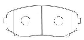 Juego de balatas de freno