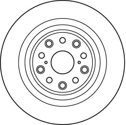 TRW BRAKE DISC - TecDoc 2