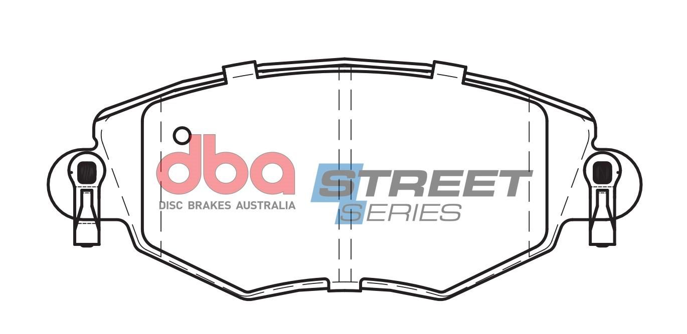 DBA SS STREET SERIES BRAKE PADS [ Ford Mondeo & Jaguar X-Type 2000-2014 F ] - TecDoc Only