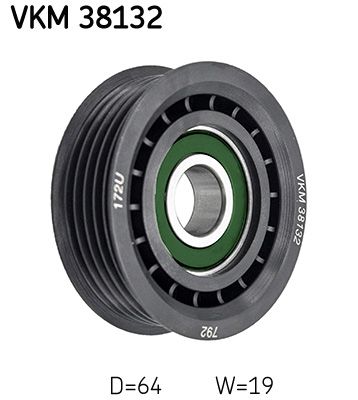 Umlenk-/F&uuml;hrungsrolle, Keilrippenriemen