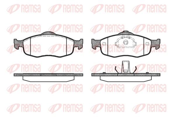 Brake Pad Set, disc brake 0432.00