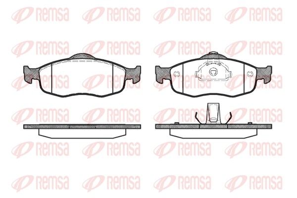 Premium Front Brake Pad Set (without Wear Sensor) Premium Front Brake Pad Set (without Wear Sensor)