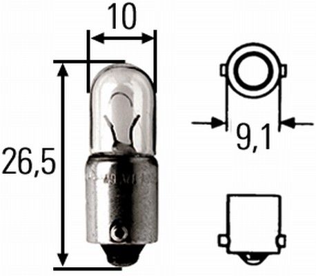 MINI XENON 24V 7,5W BA9S