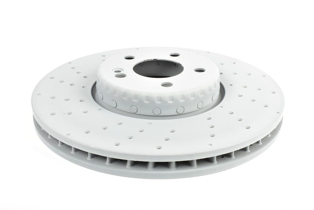 Hybrid Composite Rotor OE X-Drilled [ Mercedes C250, C300, C350 & C205, 2014-> / E200D & E220D 10/16->  F ] - TecDoc 1