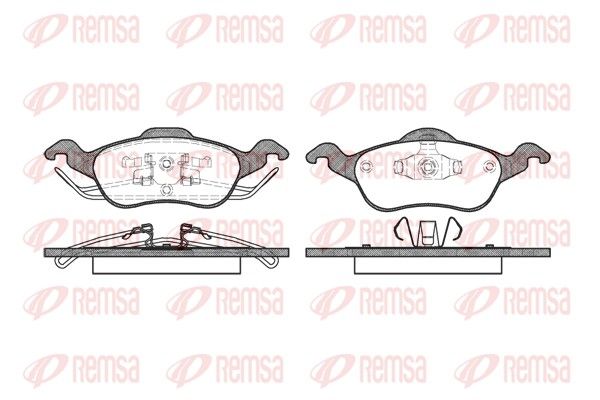 Brake Pad Set, disc brake 0691.00