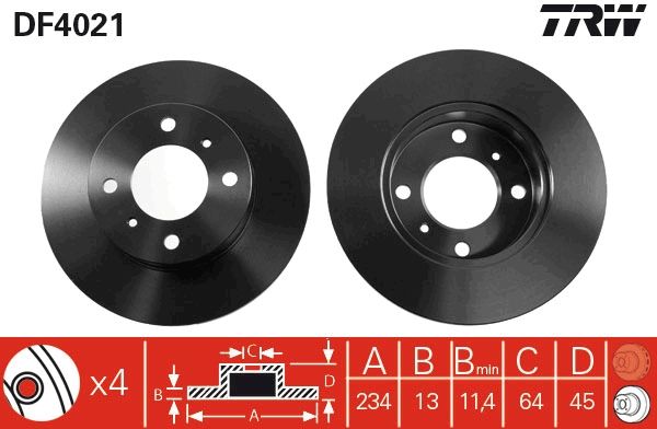 PAIRE DE DISQUES  9900