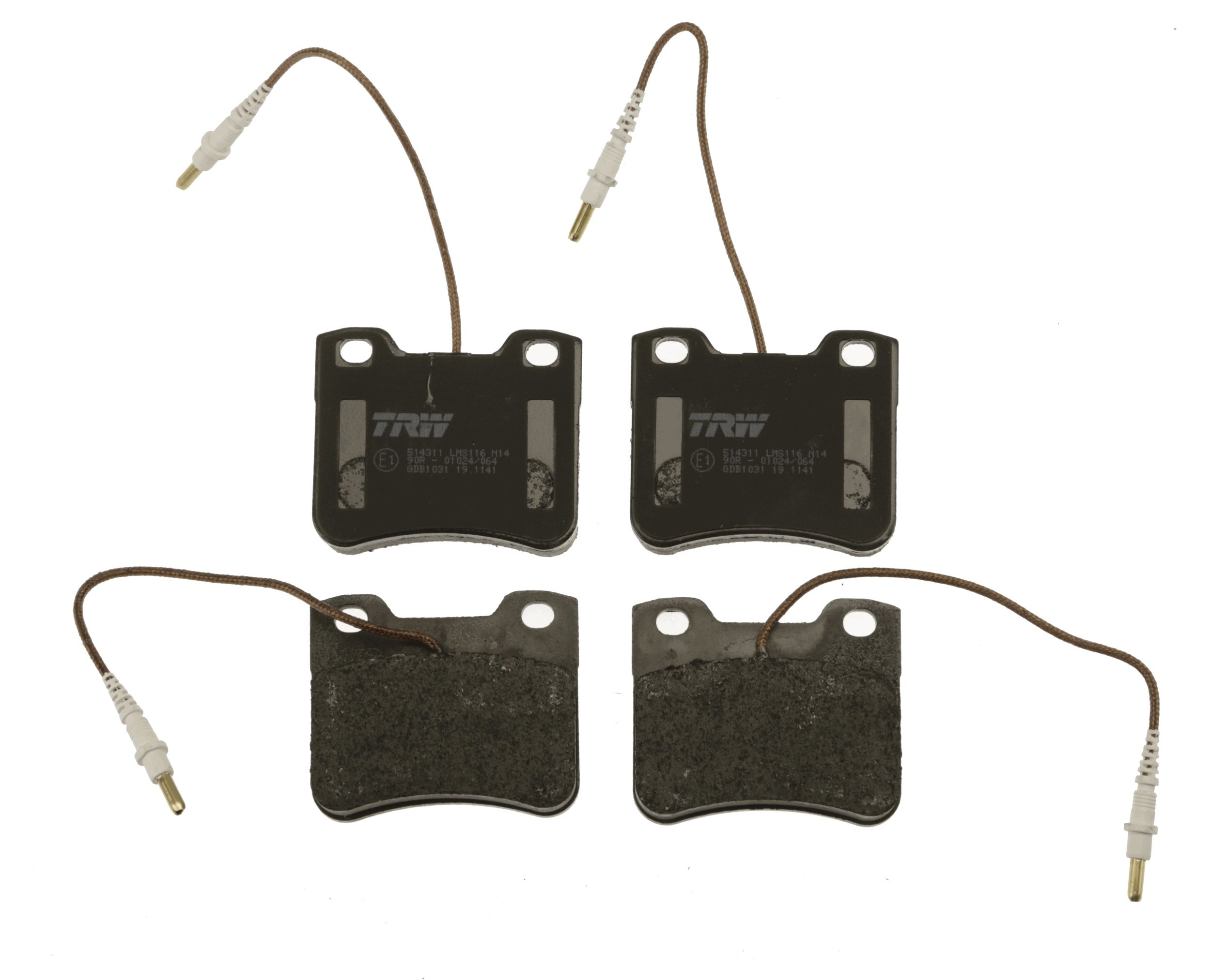 TRW DISC BRAKE PADS - TecDoc 2