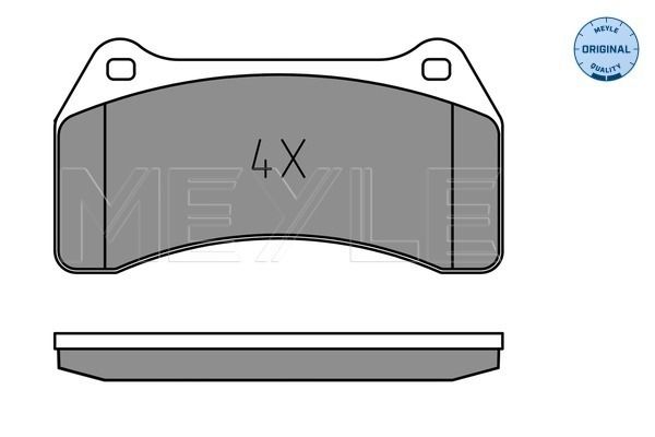 MEYLE 025 234 8916 Brake Pad Set, disc brake