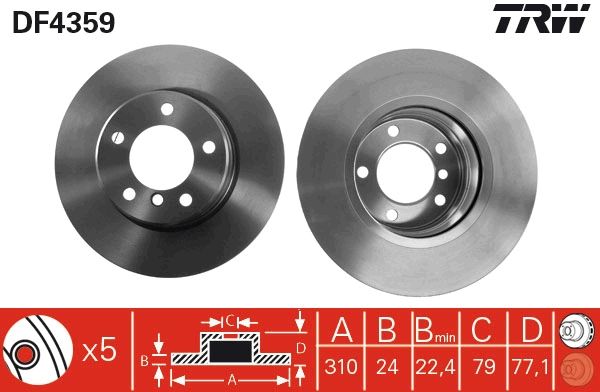 PAIRE DE DISQUES  9900