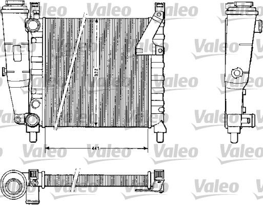 RAD MOT FIAT UNO  .