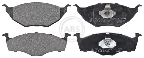 A.B.S. 37238 - Bremsbelagsatz, Scheibenbremse