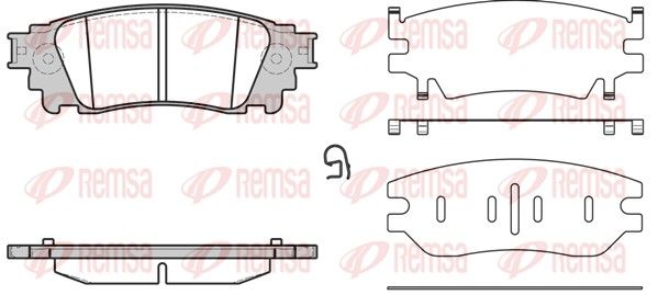 Premium Rear Brake Pad Set Premium Rear Brake Pad Set
