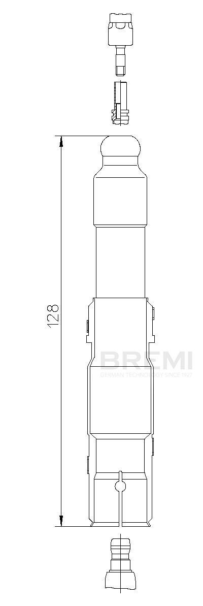 BREMI 13229/1 - Stecker, Z&uuml;ndkerze