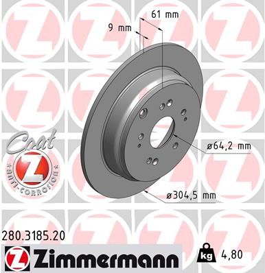 Brake Disc 280.3185.20