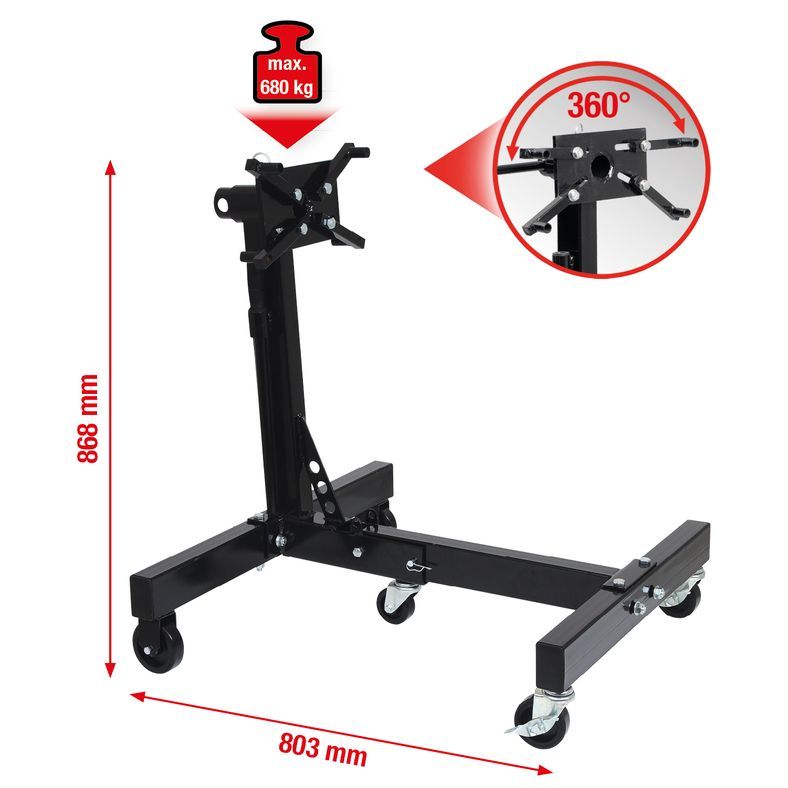 SUPPORT MOTEUR 680 KG