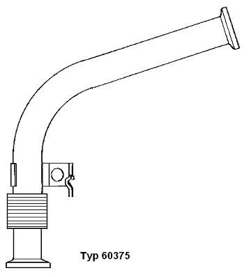 TUYAU EGR MERCEDES SPRINTER 2-T PRITSCHE-FAHRGESTE  LL (901, 902) 212 D