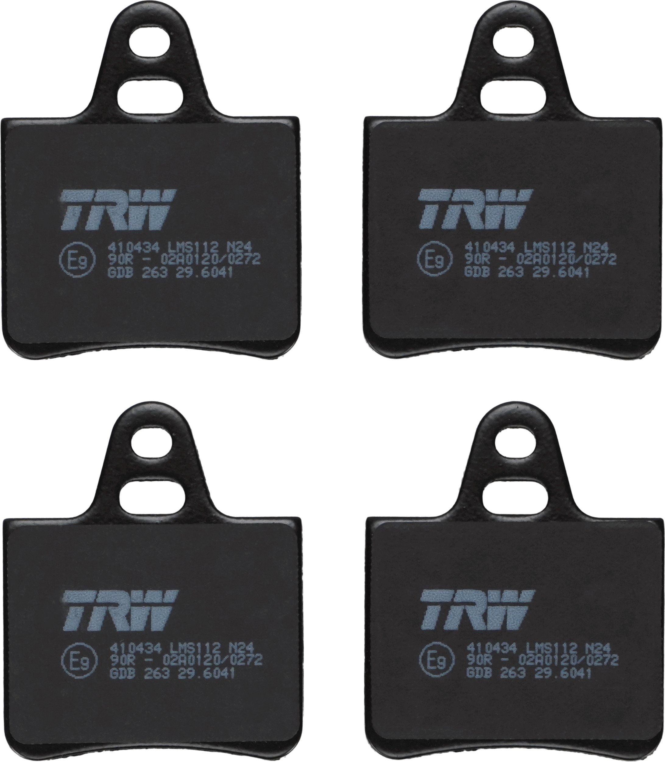 TRW GDB263 - Bremsbelagsatz, Scheibenbremse