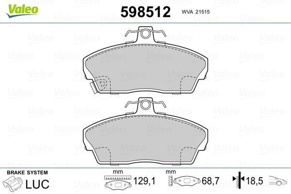 PLAQ FREIN LAND FREELANDER  9900