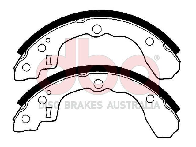 Street Series Brake Shoes [Kia Mentor 200mm] - TecDoc Only