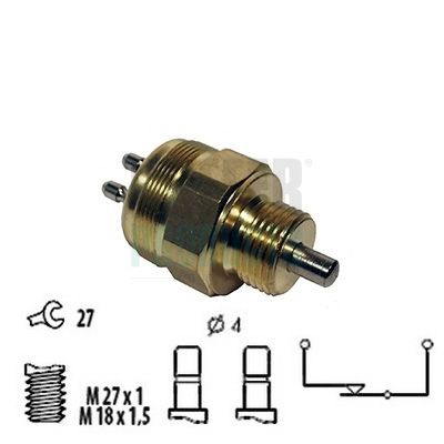 HOFFER 3600020 - Schalter, Rückfahrleuchte