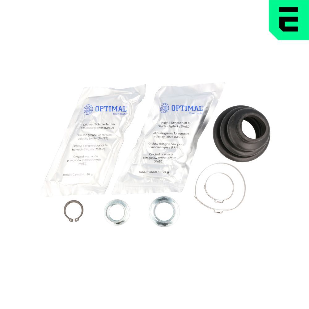 Faltenbalgsatz, Antriebswelle