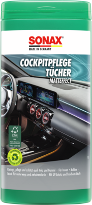 SONAX CockpitPflegeTücher Matteffect Box / 25 Stück