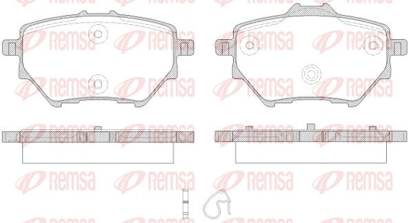 Premium Rear Brake Pad Set Premium Rear Brake Pad Set