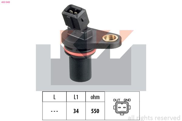 KW 453 043 - Sensor, Motordrehzahl