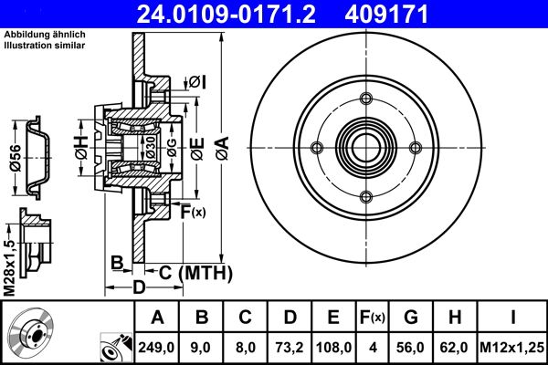 Brake Disc 24.0109-0171.2