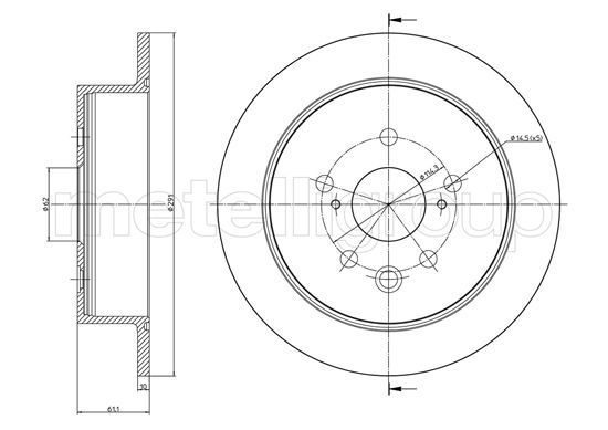 Brake Disc 23-1545C