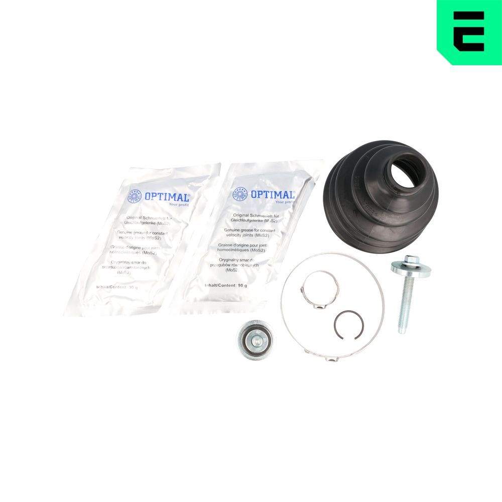 Faltenbalgsatz, Antriebswelle