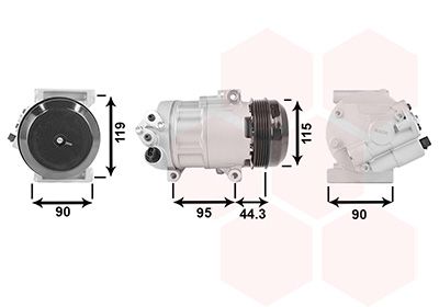 Kompressor, Klimaanlage