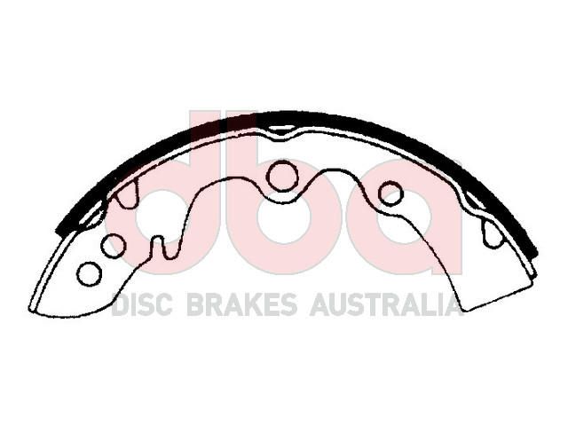 Street Series Brake Shoes [Mazda  1000 / 1300 / 323 200mm] - TecDoc Only