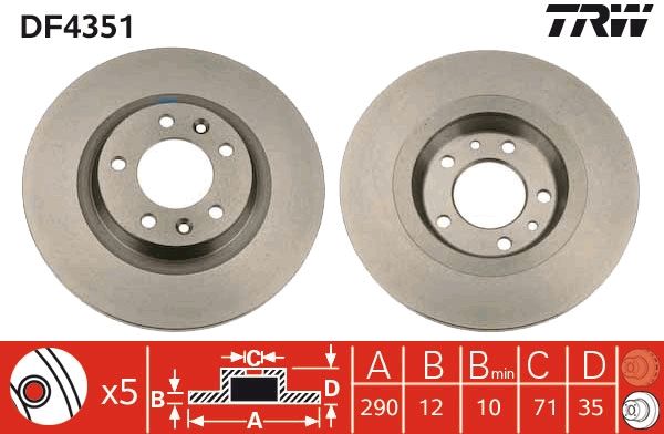 PAIRE DE DISQUES  9900