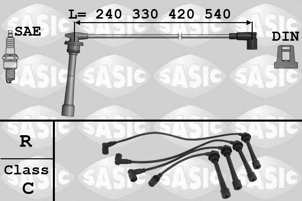 9286018 SASIC gyújtókábelkészlet