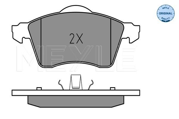 Bremsbelagsatz, Scheibenbremse