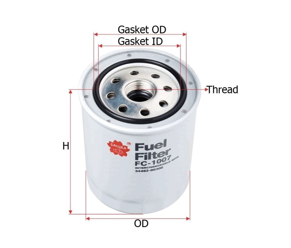 FUEL FILTER FITS 1032901 - TecDoc 1