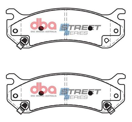 DBA SS STREET SERIES BRAKE PADS [ GMC/Chevrolet/Cadillac 2000 - 2013 R ] - TecDoc Only