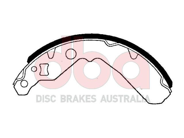 Street Series Brake Shoes [Daihatsu Charade 165mm] - TecDoc Only