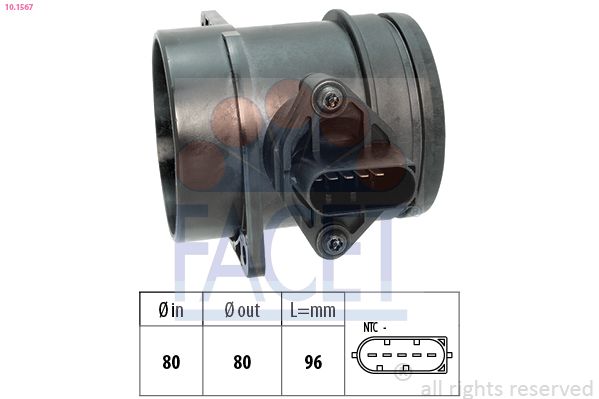 FACET 10.1567 - Luftmassenmesser