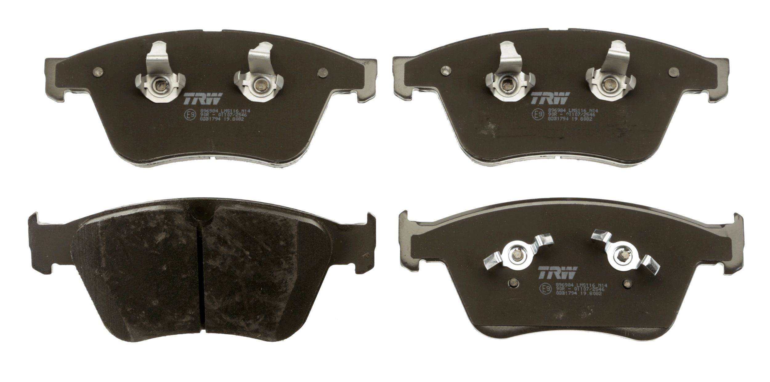 TRW DISC BRAKE PADS - TecDoc 2