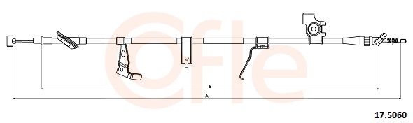 COFLE 17.5060 - Seilzug, Feststellbremse