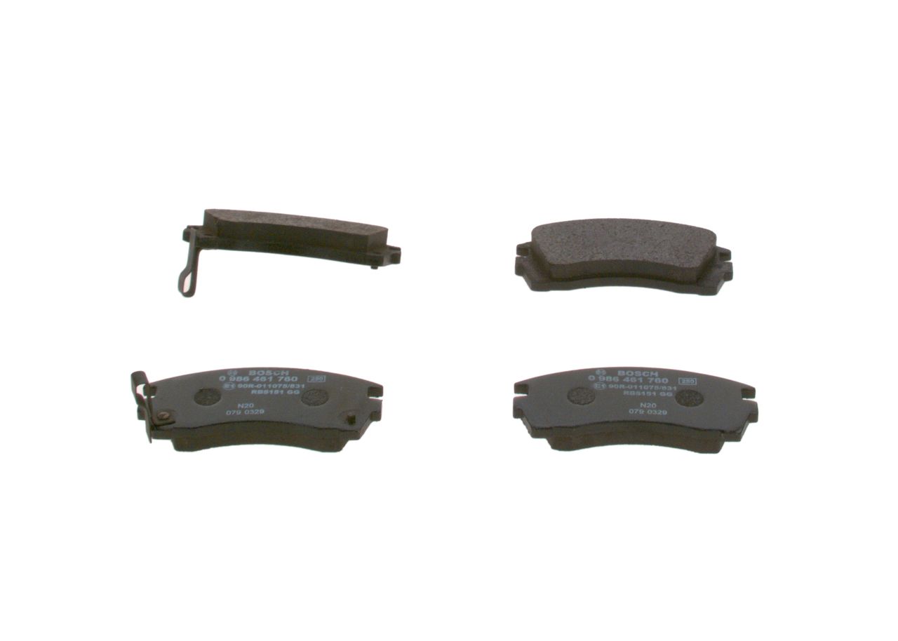 Brake Pad Set, disc brake 0 986 461 760