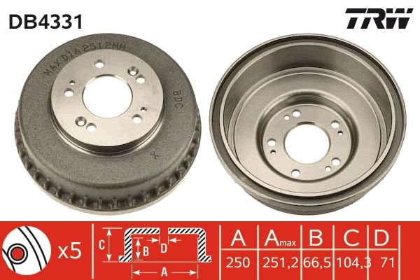 TAMBOUR DE FREIN  9900