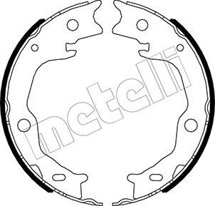 53-0645 METELLI fékpofakészlet, rögzítőfék