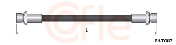 92.BH.TY037 COFLE fékcső