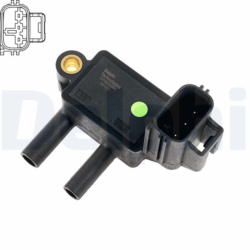 DELPHI DPS00026-12B1 - Sensor, Abgasdruck