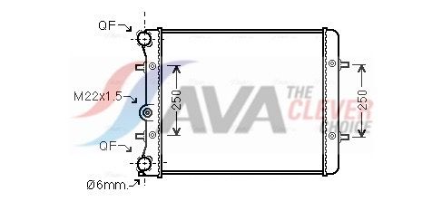 AVA QUALITY COOLING VN2152 - K&uuml;hler, Motork&uuml;hlung ** CLEVER FIT **