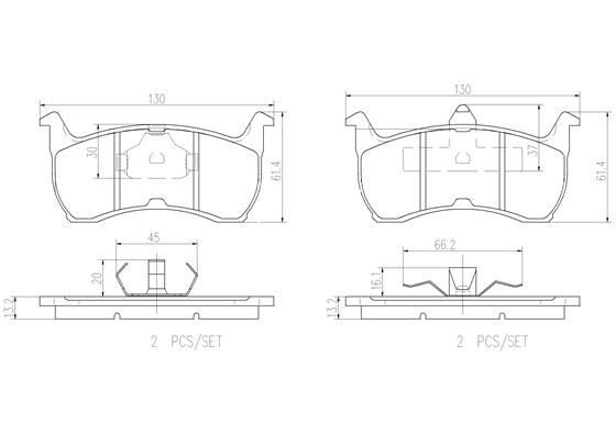FORD FALCON XR6 98-00 (FRT) - TecDoc 1