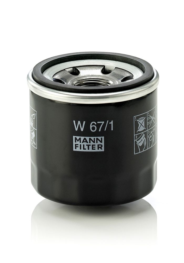 MANN-FILTER W 67/1 - Ölfilter
